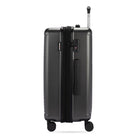Swiss Gear Hardside Spinner 24" Checked Luggage - Dark Grey-Comfort-grip, co-molded top and side handles