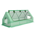 Outsunny Mini Greenhouse - 94.5" x 35.4" x 35.4" - Ground tubes and 3.9" (10cm) edges help the greenhouse fixed to the ground
 