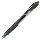 Pilot G-2 Gel Ink Roller Ball Pens Retractable Refillable - 0.7mm - Black - 12 Pack (BLG2-7-BK)  -Fine 0.7mm Tip