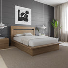 Nexera Malibu Headboard - Full Size - Brown Oak-Warranty Included: Rest easy with a one-year warranty included, providing added assurance for a stylish and functional upgrade to your bedroom