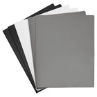 JAM Paper Heavy Duty Plastic Two-Pocket School Folders, Assorted, 6/Pack (383HBAasst)-Quantity: 6 per pack