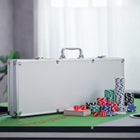 Soozier High Quality 11.5 gram Poker Chips Set with Silver Aluminum Case-High quality 500 11.5 gram striped poker chips and other poker accessories ensure a long-term use