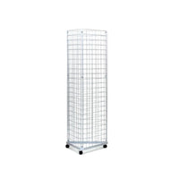 Wamaco Triangle Base Kit with Three 2' x 4' Grid Panels - White-All-in-One Kit - No need to search around confused by what gridwall parts work together because, once assembled, this kit provides a functional Triangle display unit.