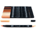Tombow Dual Brush Pen, Portrait, 10/Pack-Odor-less & Non-bleed Water-based Ink