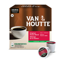 Van Houtte Original House Blend Decaf Medium K-Cup Coffee Pods - Medium Roast - 30 Pack-TASTE: This blend is a medium roast decaffeinated coffee that provides a flavour explosion without the caffeine.