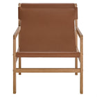 Modway Sonora Leather Sling Chair - Chestnut Tan-7