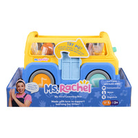 Ms. Rachel My First Learning Bus -  2 Pack-Official Ms. Rachel Toys: Build confidence through play with Ms. Rachel & Herbie figures that are easy for little hands to click into position, for sensory & auditory feedback