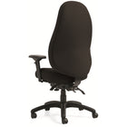 Staples ObusForme Professional High Back Multi-Tilter Office Chair - Fusion Carbon Fabric - Black-Pneumatic seat height adjustment to raise or lower seat height allowing your feet to rest flat on the floor in order to avoid pressure under your thighs which eases blood flow
