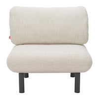 Zuo Aperto Accent Chair - Beige-Removable and washable cushion cover