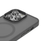 TUFF8 Glide Guard Rugged Case For iPhone 15 Plus - Smoke Black-Screen & Camera Protection: Designed with a raised lip for the lens and bezel of the screen to protect your camera, flash, and screen against scratches when placed face down