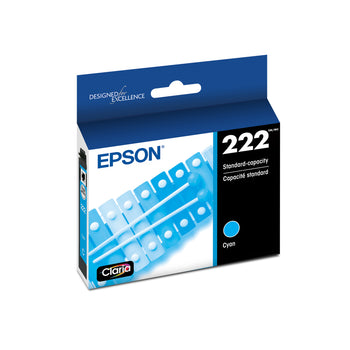 Epson T222 Ink Cartridge - Standard Capacity - Cyan | staples.ca