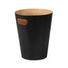 Umbra Woodrow Waste Can - Black-Waste bin for office or bedroom