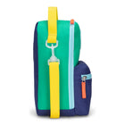 Roots Insulated Lunch Bag - 7L - Green Navy -Stylish & Durable: Made from recycled polyester with a modern, backpack-inspired design, exterior ID label, and tested durability backed by a 2-year limited warranty
