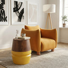 Zuo Imperial Floor Lamp - Beige/Natural-Dimensions: 23.0" L x 23.0" W x 58.9" H