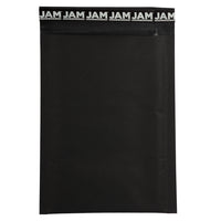 JAM Paper Bubble Lite Padded Mailers, Size 00, 5 x 8.5, Black Kraft, 100 Pack-Colour: Black
