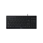 Cherry Stream Wired USB Keyboard - Black-Space-saving design through omitting the numeric keypad