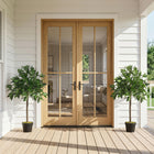 Outsunny 3' Artificial Laurel Tree in Pot - Green - 2 Pack-Suitable for home, offices, and more 
