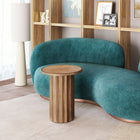 Zuo Afinato Side Table - Brown-Maximum Weight Capacity: 110