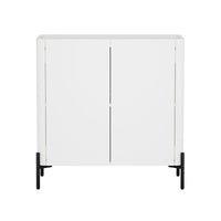 Manhattan Comfort Abbey 31.5" Modern Accent Cabinet - White-Modern Accent Cabinet for Dining Room, Living Room, and Bedroom Usage