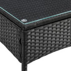 Manhattan Comfort Noli Modern Patio 2-Person Seating Group 3-Piece Set with End Table - Black/Grey-10
