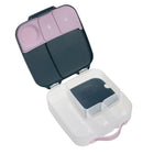 b.box - Lunchbox - Indigo Rose-Unique flexi fruit holder fits a whole apple or banana – no need to slice or compromise