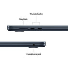 Apple MacBook Air 15" - M4 Chip - 256 GB SSD - 16 GB Unified Memory - Midnight - French-Look And Sound Your Best - Everything looks and sounds amazing with a 12MP Center Stage camera, three mics and six speakers with Spatial Audio