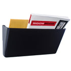 Storex Unbreakable Wall Pocket Letter Size - Black-9