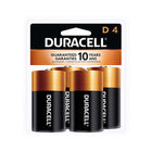 Duracell Coppertop D Batteries - 4 Pack-LONG-LASTING BATTERIES DESIGNED FOR DEPENDABILITY: Duracell Coppertop alkaline batteries deliver the lasting power and performance you can count on for electronic devices throughout the home or on-the-go