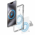 ITSKINS Hybrid_R Hinge Clear with Magnets Case - Galaxy Z Fold 8 Ultra - Clear-Made from 100% recycled materials