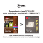 Avery White Permanent Print-to-the-Edge Square Labels, 2" x 2", 300 Pack (22806)-Matte White