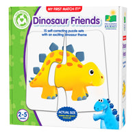 University Games The Learning Journey My First: Dino Friends - Dinosaur Matching Puzzle For Toddlers - Early Learning Dinosaur Puzzle - Dinosaur Recognition Puzzle For Preschoolers-Introduce key problem-solving skills