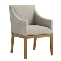Modway Alton Fabric Upholstered Dining Armchair - Linen Natural-Versatile Dining Armchair