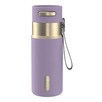 Contigo AutoSeal Insulated Stainless Steel Water Bottle with Carrying Strap - 16 oz (473 ml)-Autoseal lid: Press to sip, then release to seal