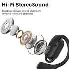 MyBat Aria Open Ear True Wireless Headphones - Black-Touch Controls  Effortlessly manage music, calls, and voice assistants with intuitive touch sensitive controls
