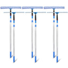 Gritt Commercial Pro Window Washing Cleaning Kit - 18" Squeegee - 18" Washer - 6' Telescopic Pole - 3 Pack-Blade Length: 18 Inches
