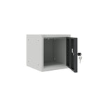 Ceha Canada OKK 12" Cube Locker - Gray Door-MODULAR DESIGN: Pre-drilled holes on the sides tops, and bottoms for easy bolting and expanding your storage units