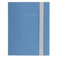 Gry Mattr Expanding Folder - 12.5" × 9.6" - Blue-Six expandable interior pockets for organized storage