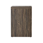 Manhattan Comfort Novara 22" Contemporary 2-Drawer Nightstand - Jacobean Walnut-Home Assembly Required (All Hardware Included)