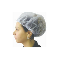 Wayne Safety Bouffant Cap - 21" - White - 100 Pack-21"