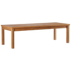 Modway Upland Outdoor Patio Teak Wood Coffee Table - Natural-Modern Outdoor Teak Coffee Table