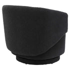 Modway Celestia Boucle Fabric Swivel Chair - Black-Arrives Fully Assembled