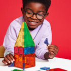 MAGNA-TILES Combo 20-Piece Magnetic Construction Set-What Makes It Unique: Fully-compatible mircoMAGS tiles are 75% smaller than traditional MAGNA-TILES pieces. Just watch the cool stuff kids can build with this winning combo! 