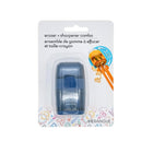 Merangue 2-in-1 Sharpener + Eraser Combo - Assorted Colours-Transparent body with solid base