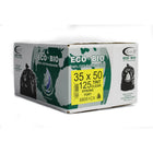 Eco II Oxo-Biodegradable Garbage Bags - 35" x 50" -  Strong - Clear Tint - 125 Pack-125 Pack