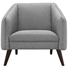 Modway Slide Upholstered Fabric Armchair - LightGrey-100% Polyester Material