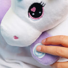 Bouncyband Sensory Vibrating Neck Pillow - Unicorn-COMFORTING: Pillow drapes easily over shoulders, and can be rested on lap, back and stomach while in class, reading and relaxing