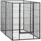 PawHut 6-Panel Heavy Duty Dog Playpen for S/M/L Dogs - 59" x 40" -Adjustable length in 12 levels can be adjusted according to different stages and breeds of dogs