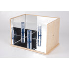 TickiT Wooden Exploratory Mirror-Made to last: These unbreakable, acrylic mirrors are housed in solid, sturdy wood. Clean them easily with warm water and soap. They're designed to last for years of indoor or outdoor use