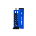 iStorage datAshur PRO+C Encrypted USB-C Flash Drive - 256 GB- Its shock-proof chassis withstands up to 2.7 tons of pressure and survives up to 4m drops to concrete surfaces