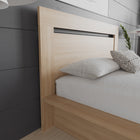 Nexera Malibu Headboard - Full Size - Natural Blonde Oak-8